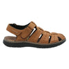 Sandalia Cuero Hombre Riqui Café Rockford