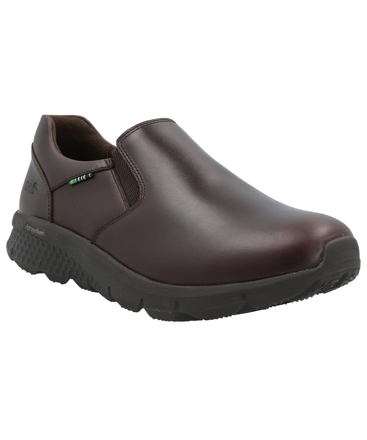 Slip On Cuero Hombre Vicudi Café Oscuro Rockford