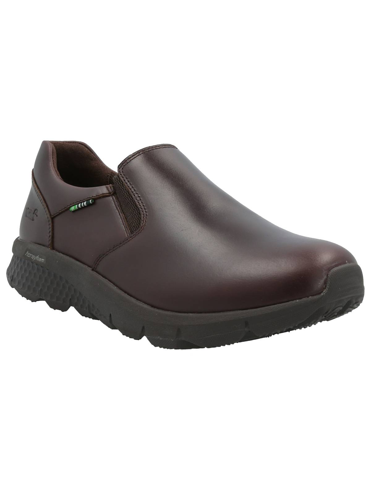 Slip On Cuero Hombre Vicudi Café Oscuro Rockford
