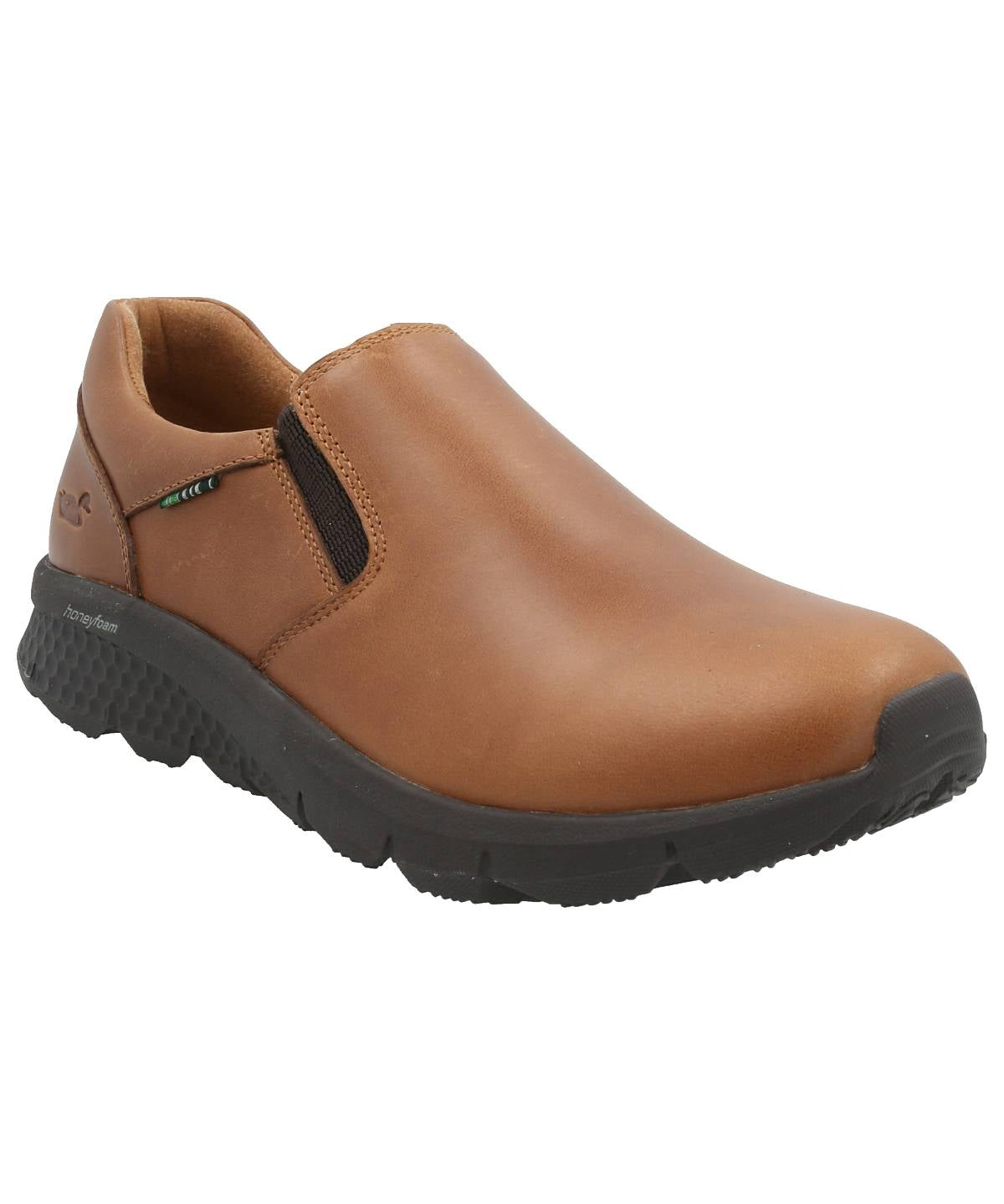 Slip On Cuero Hombre Vicudi Café Rockford