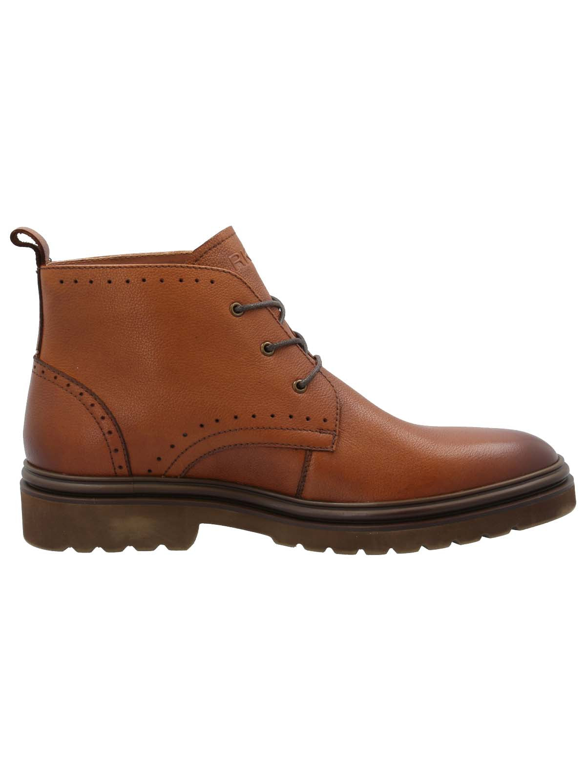 Botín Cuero Hombre Altron II Café Rockford