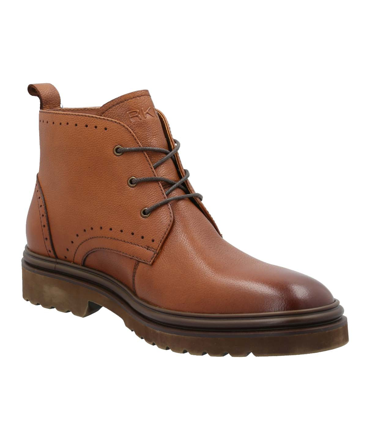 Botín Cuero Hombre Altron II Café Rockford