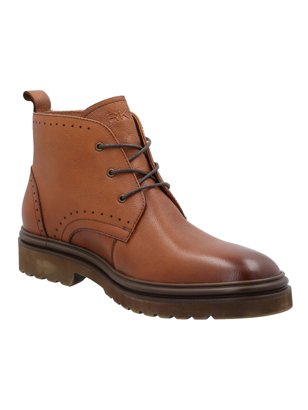 Botín Cuero Hombre Altron II Café Rockford