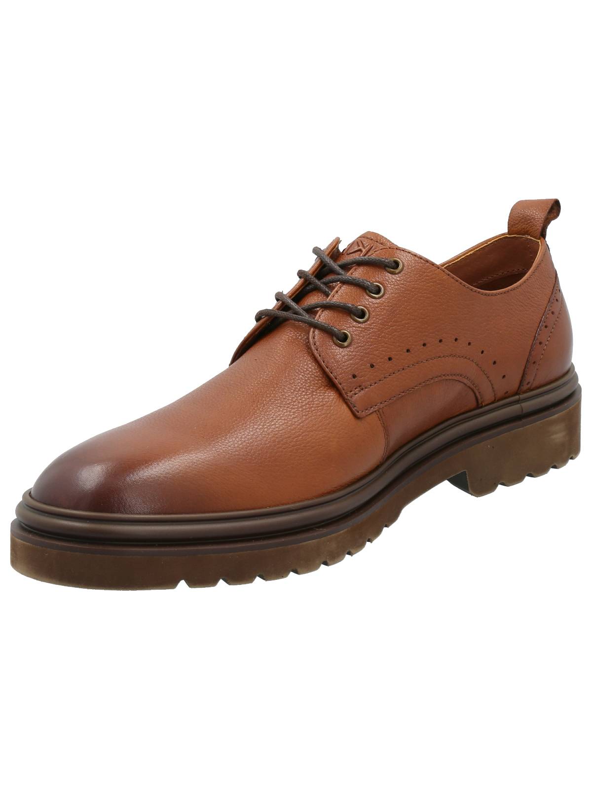 Zapato Cuero Hombre Alkun II Café Rockford