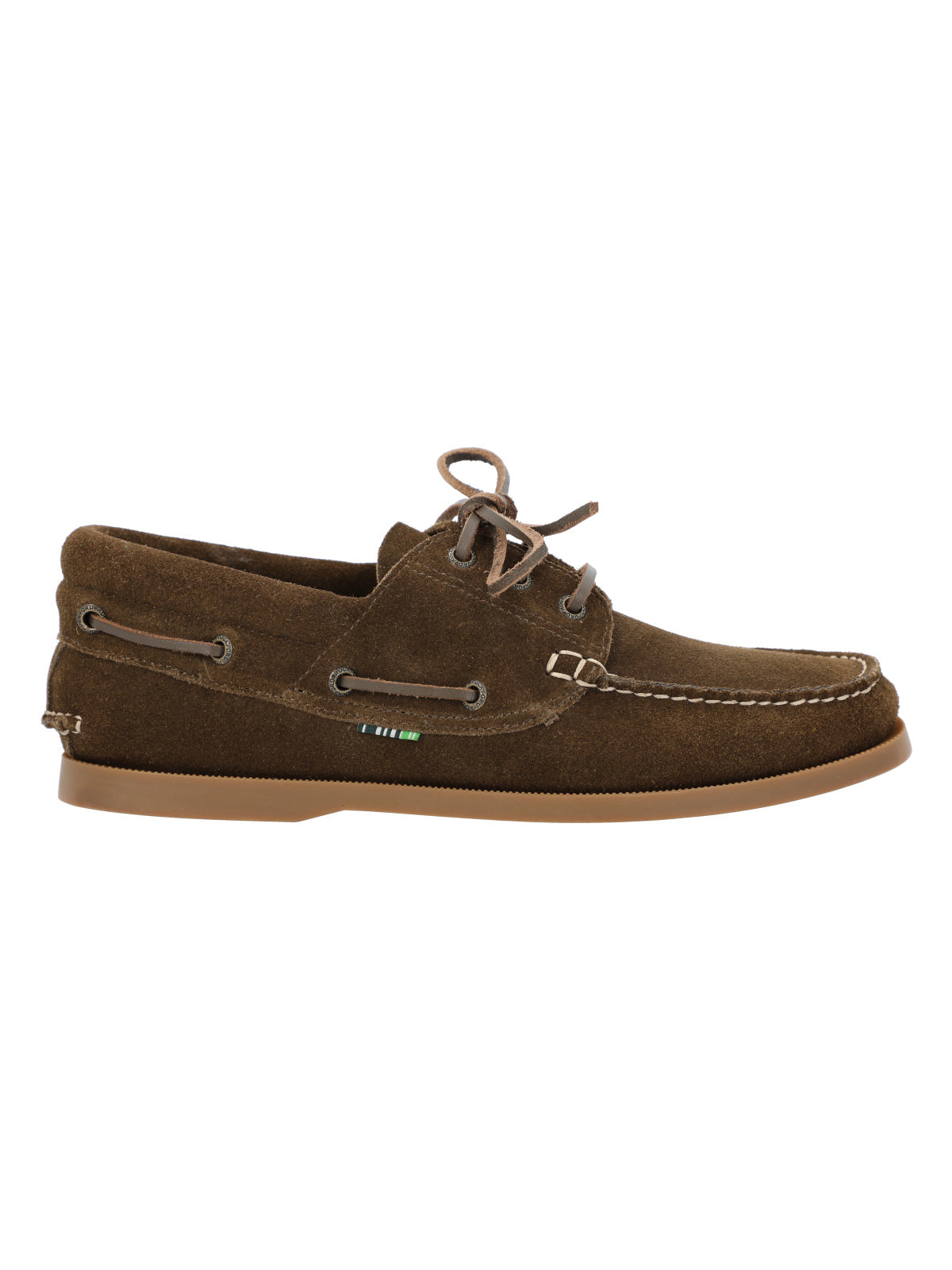 Zapato Cuero Hombre Boat Sider Oliva Rockford