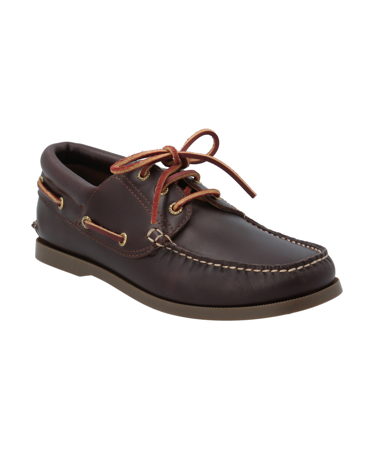 Zapato Cuero Hombre Boat Sider Café Rockford