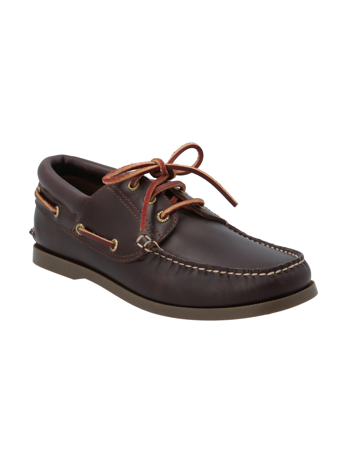 Zapato Cuero Hombre Boat Sider Café Rockford