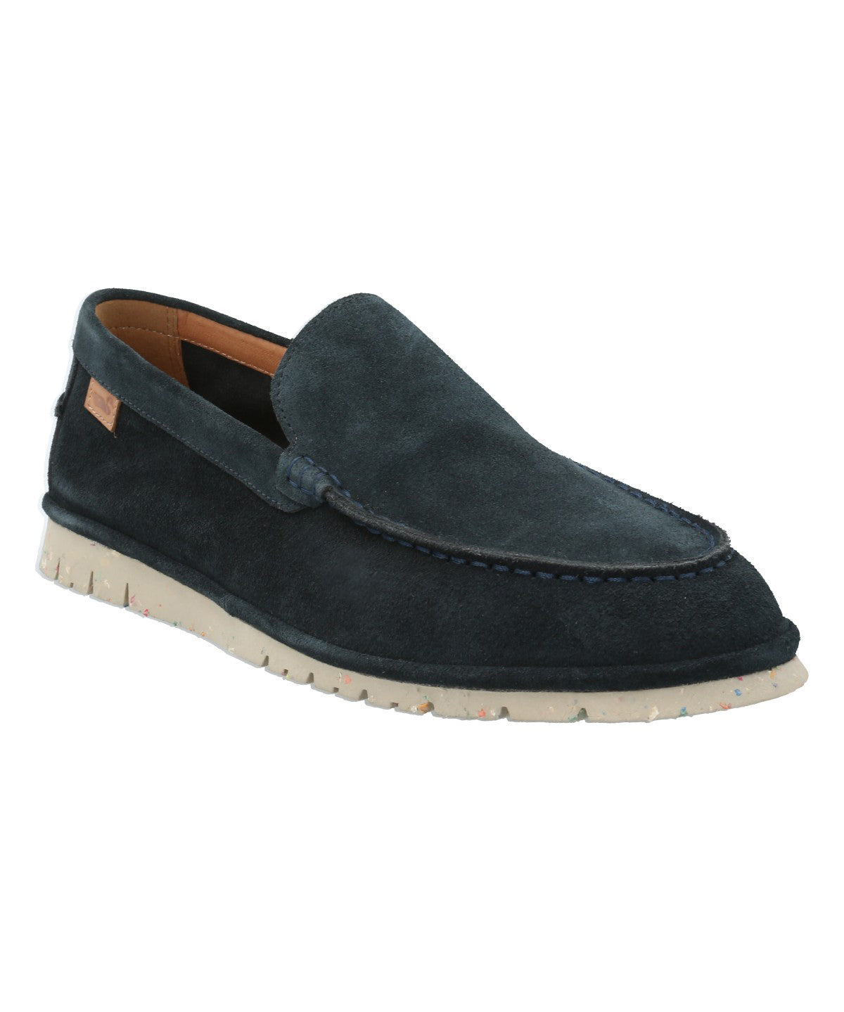 Mocasín Cuero Hombre Piastri Azul Rockford