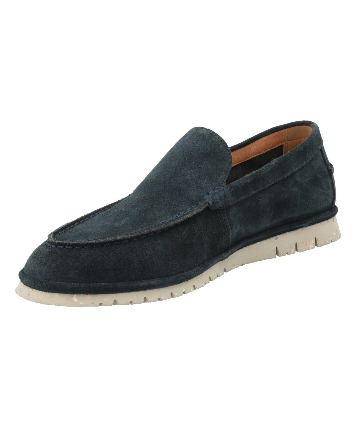 Mocasín Cuero Hombre Piastri Azul Rockford