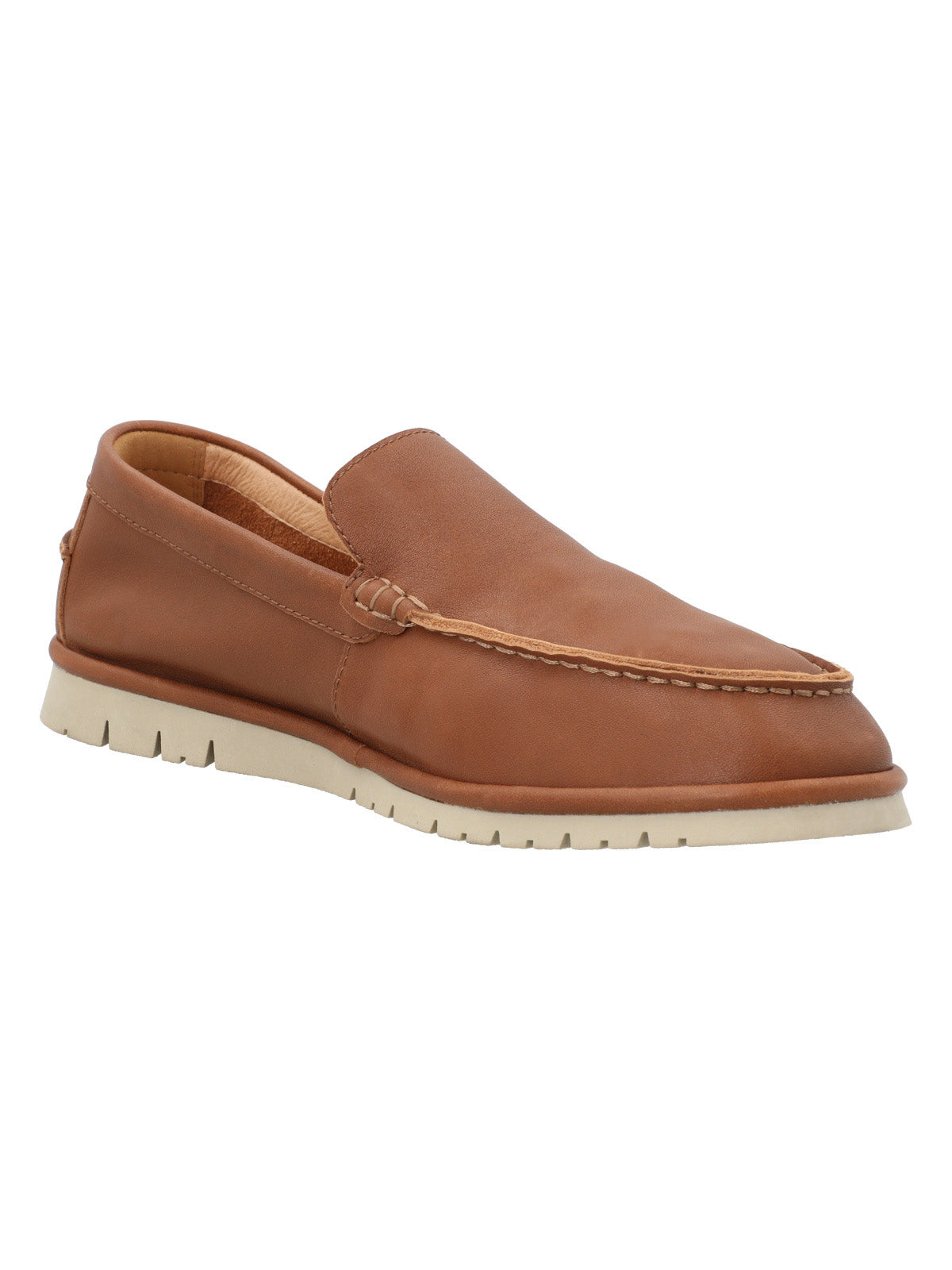 Mocasín Cuero Hombre Piastri Café Rockford