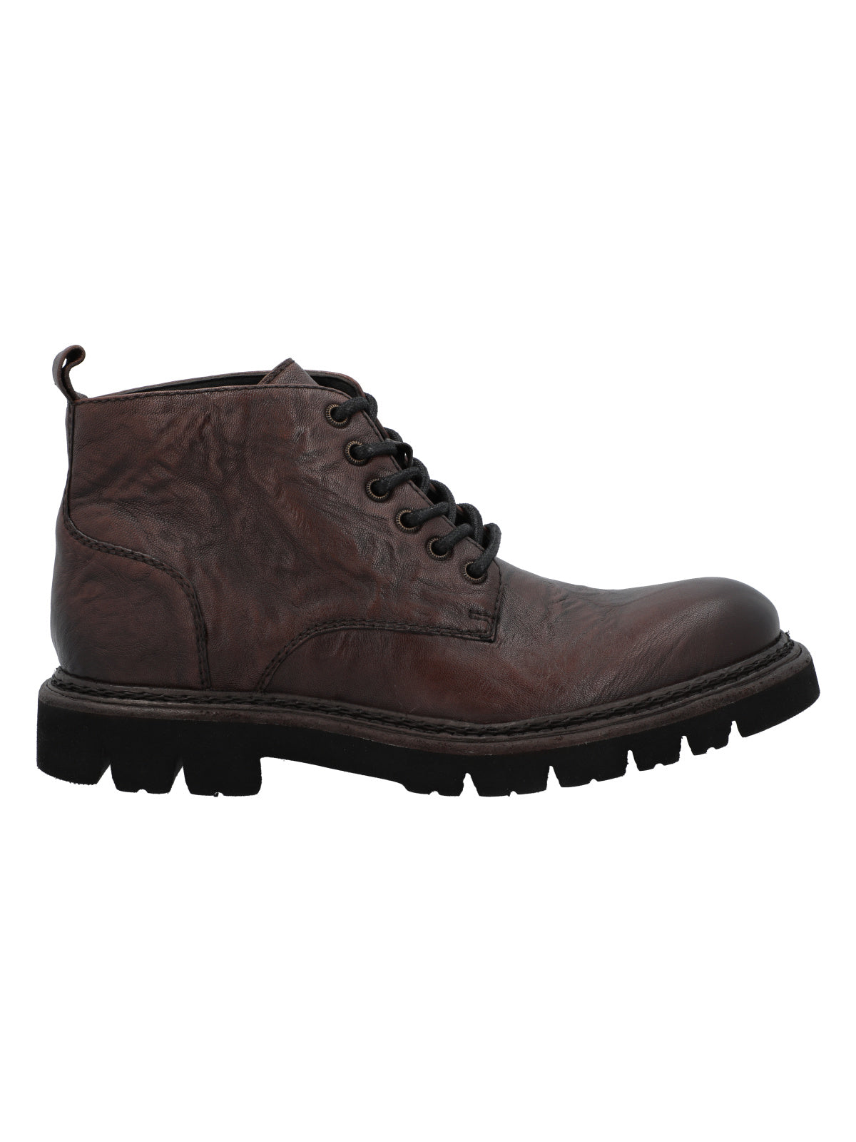 Botin Cuero Hombre Biloba Café