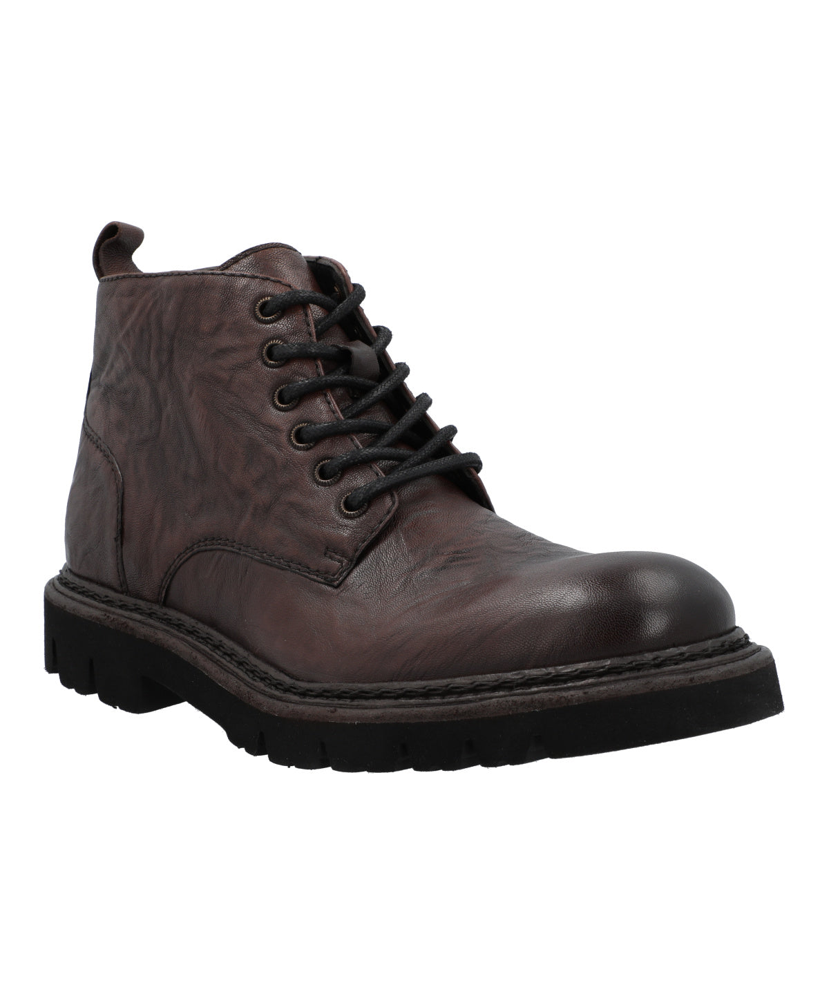 Botin Cuero Hombre Biloba Café