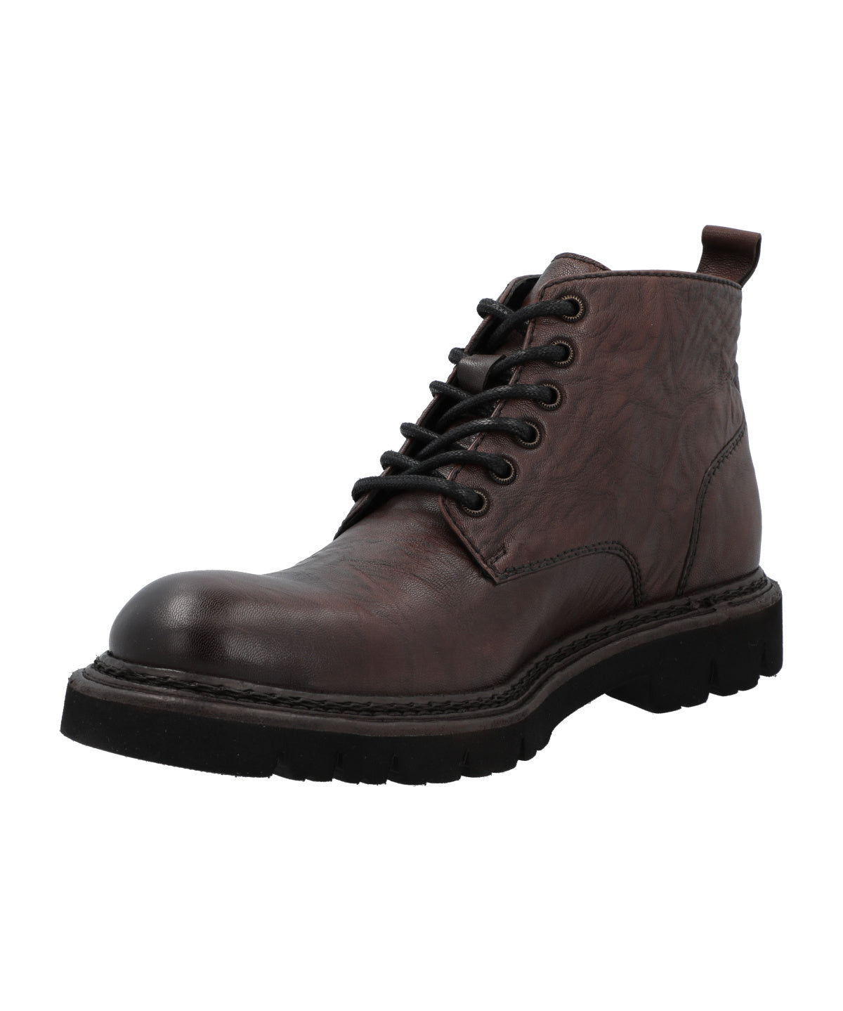 Botin Cuero Hombre Biloba Café