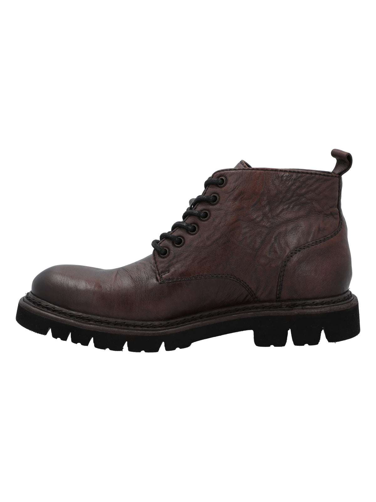 Botin Cuero Hombre Biloba Café