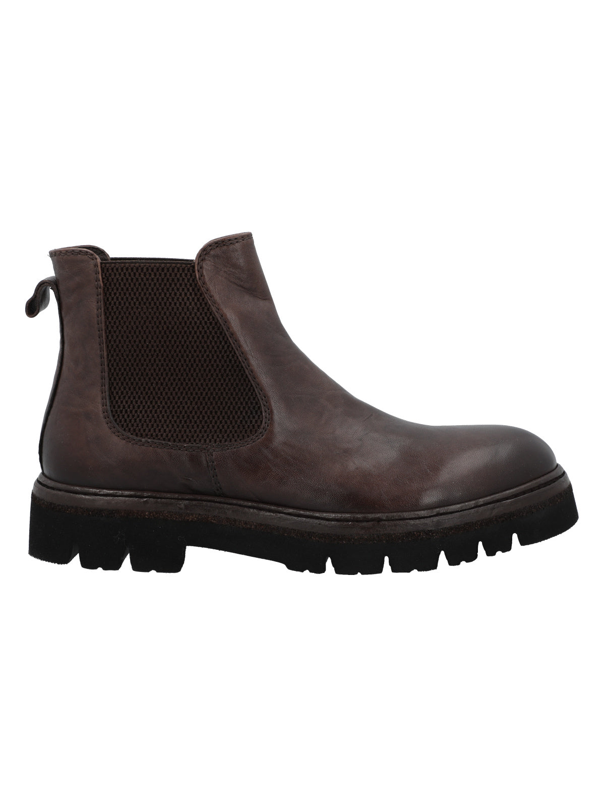 Botin Cuero Hombre Acer Café