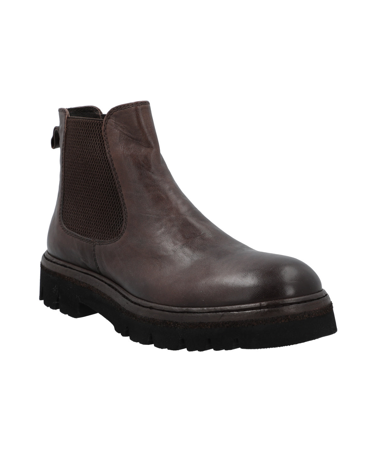 Botin Cuero Hombre Acer Café