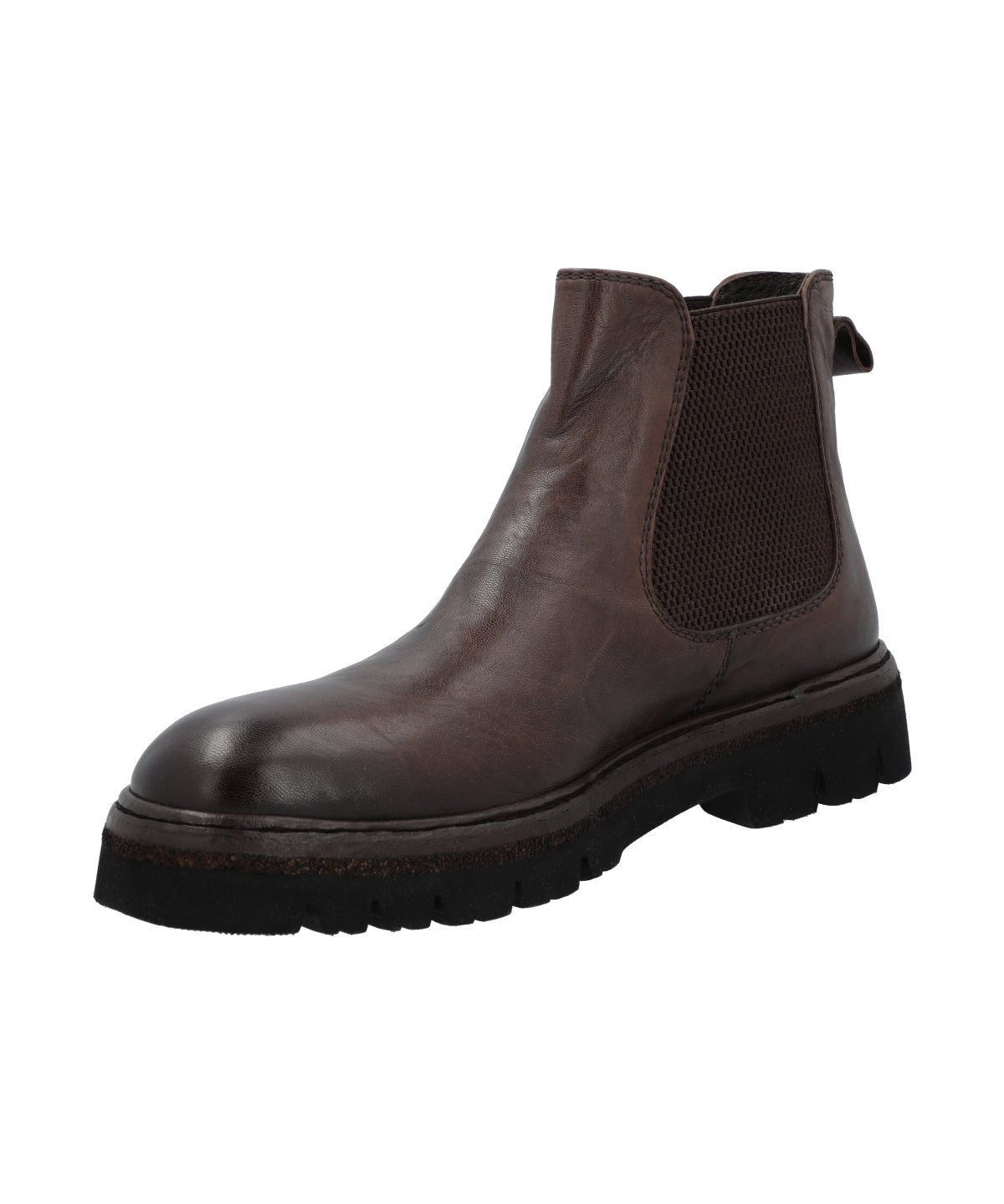 Botin Cuero Hombre Acer Café