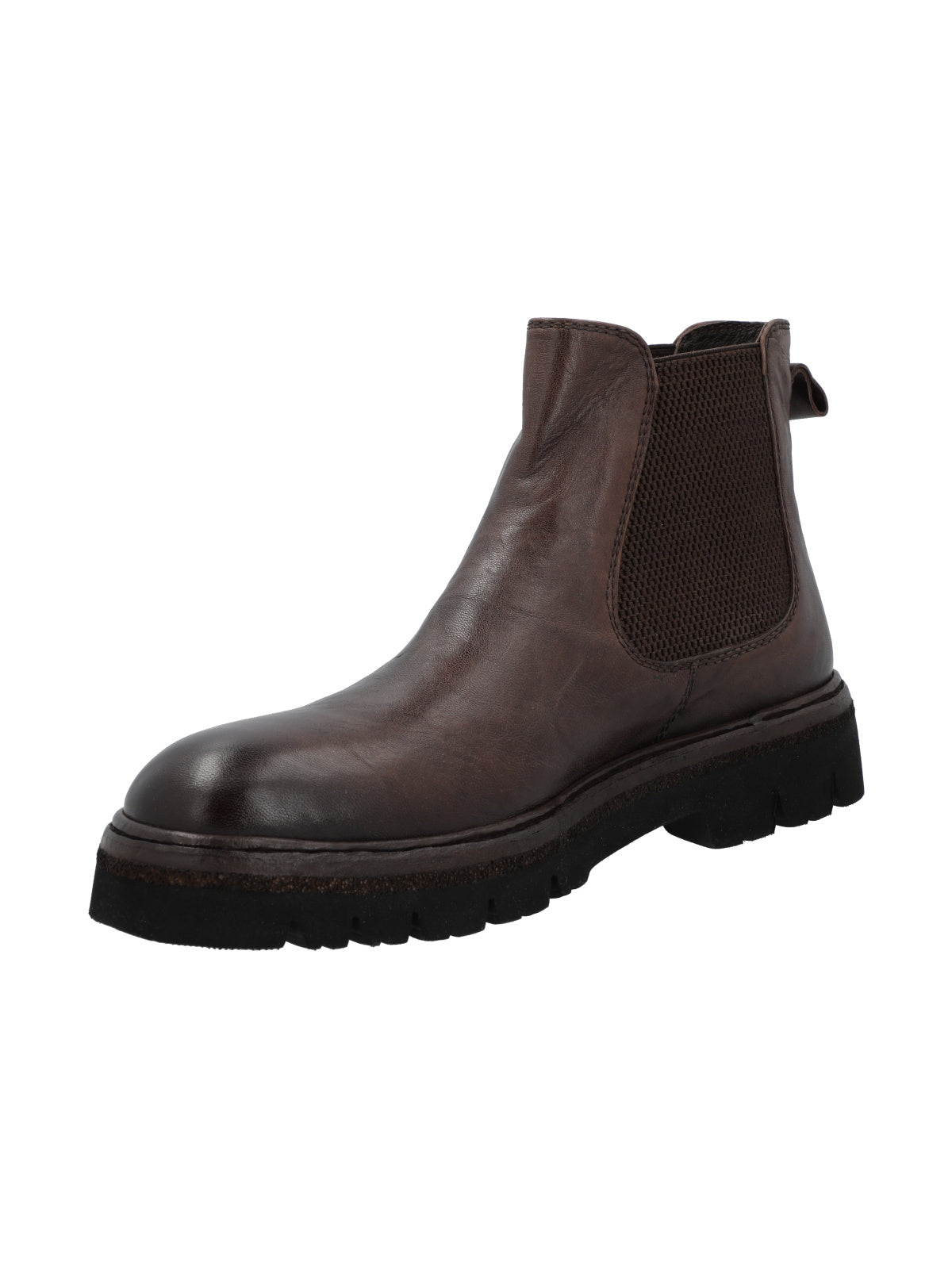 Botin Cuero Hombre Acer Café