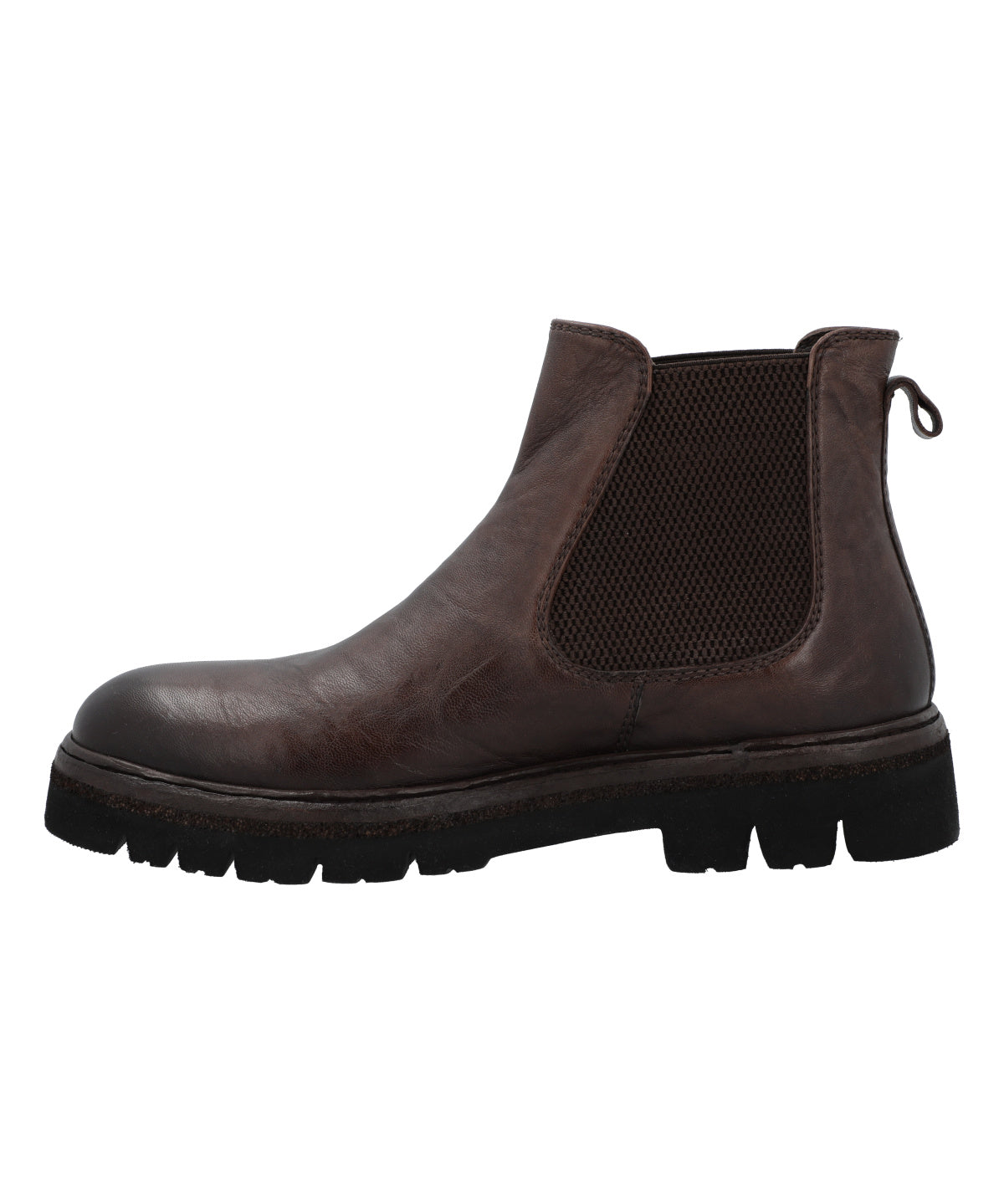 Botin Cuero Hombre Acer Café
