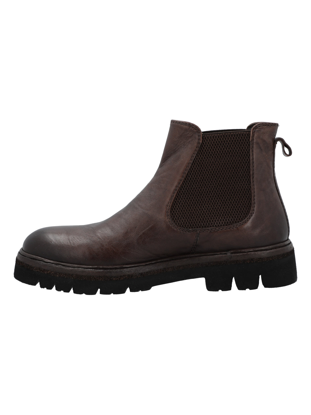 Botin Cuero Hombre Acer Café