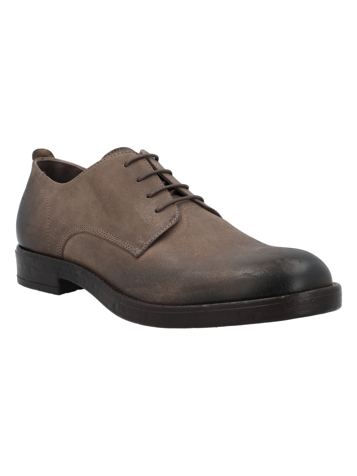Zapato Cuero Hombre Bari Gris