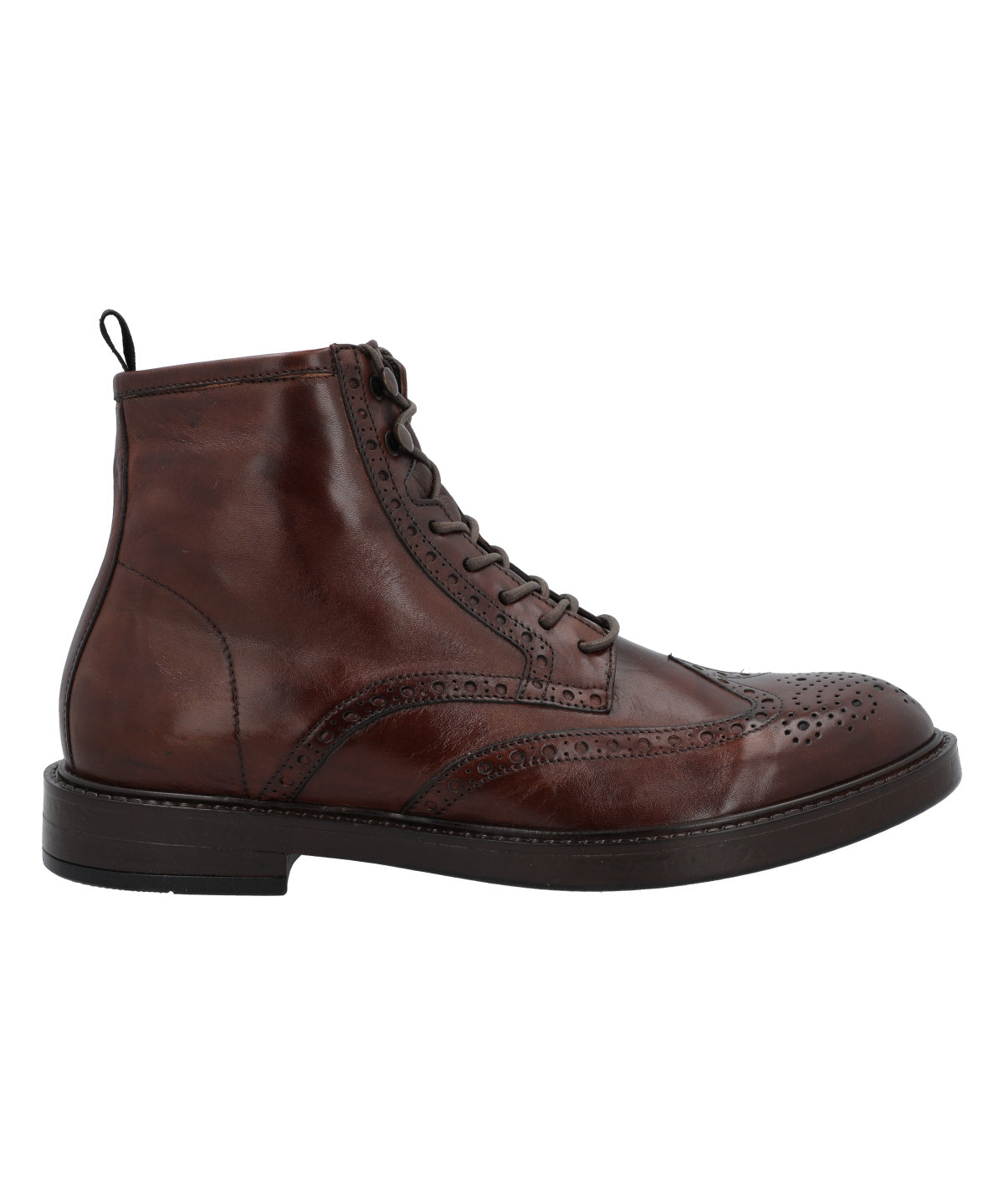 Botin Cuero Hombre Milan Café