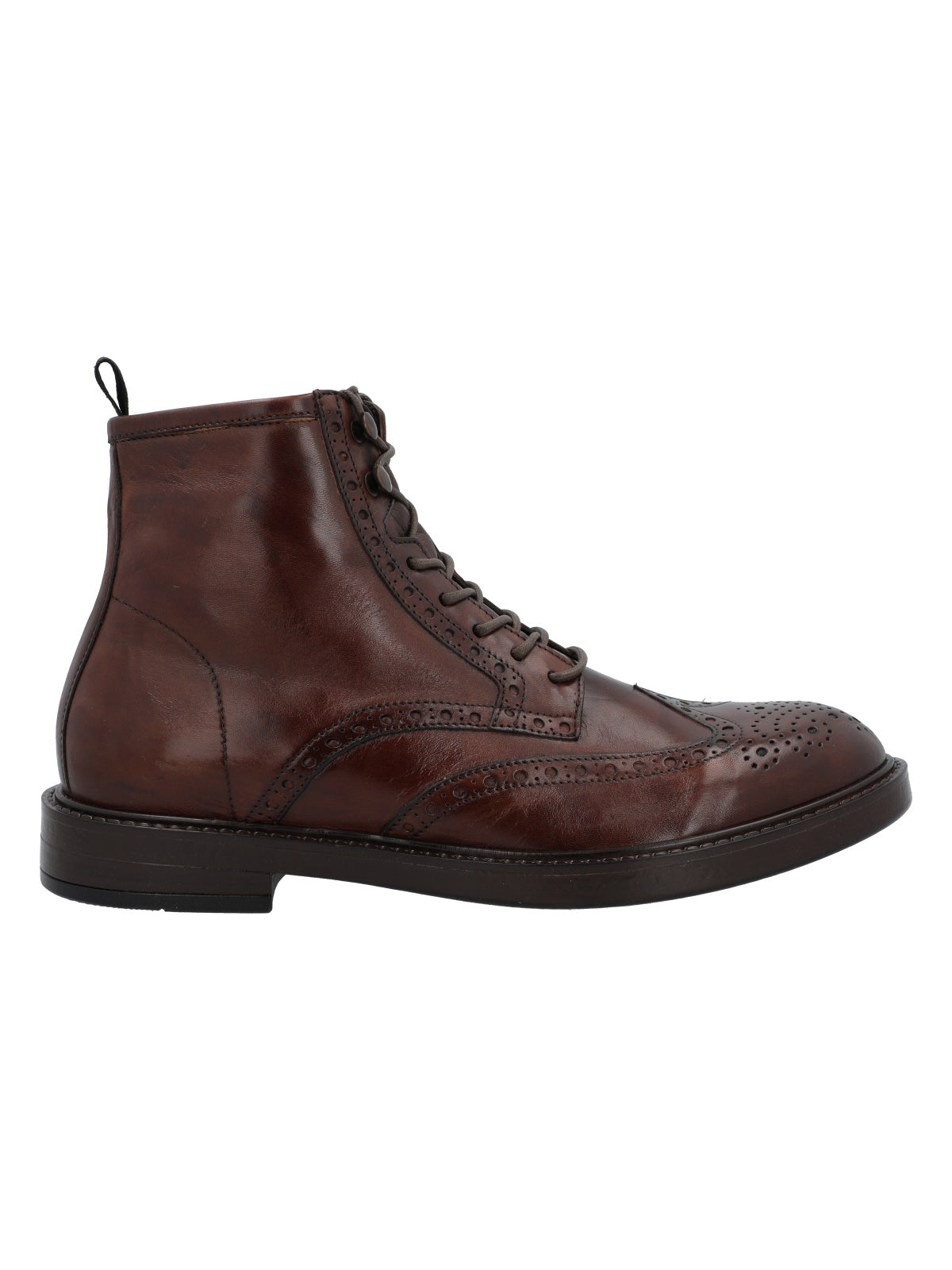 Botin Cuero Hombre Milan Café