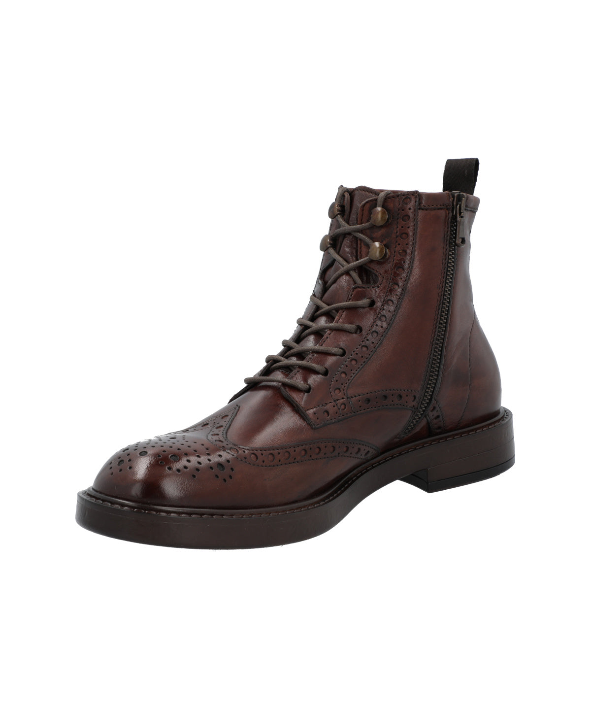Botin Cuero Hombre Milan Café