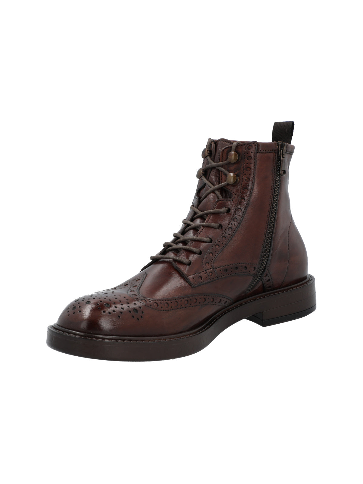 Botin Cuero Hombre Milan Café
