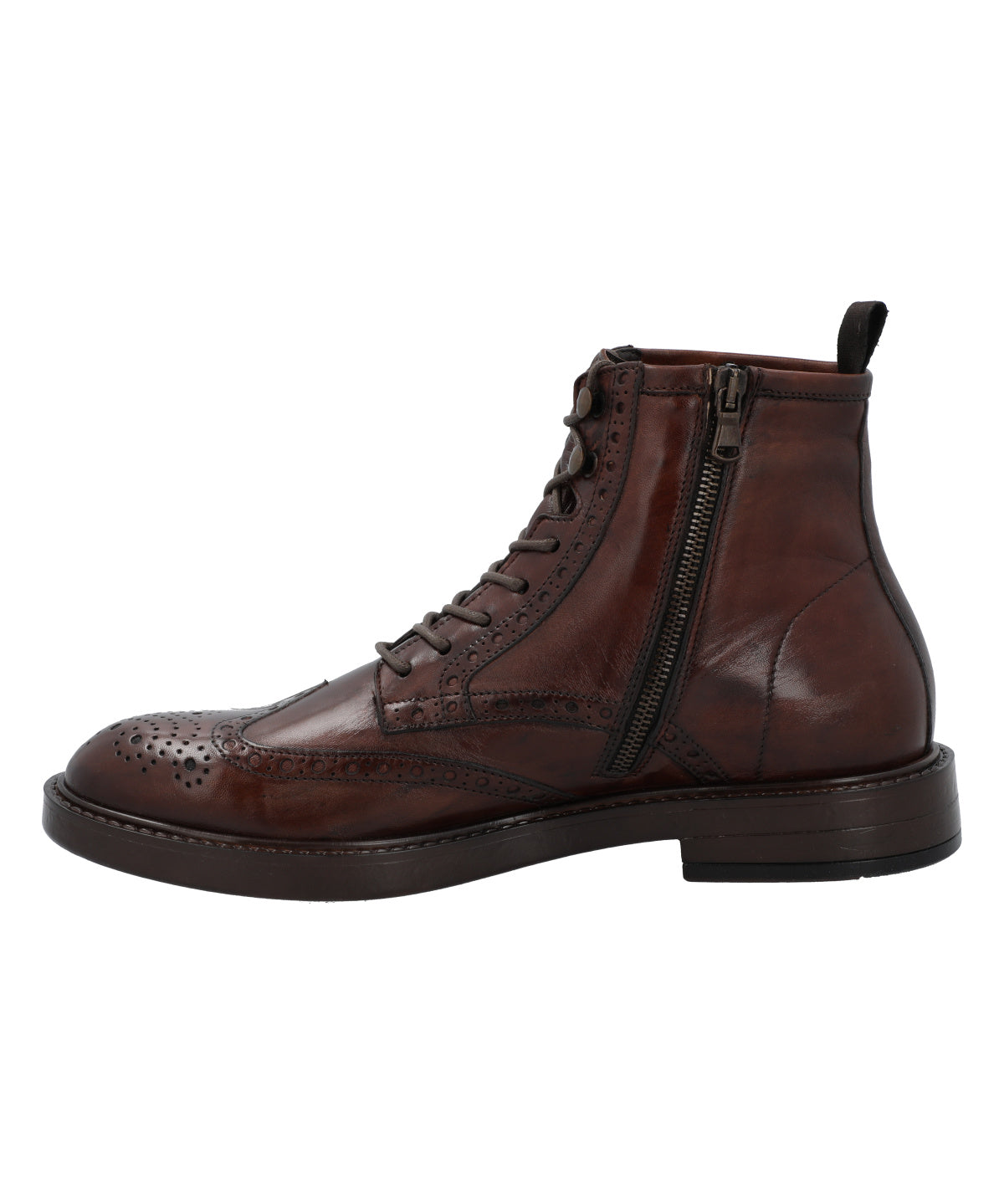 Botin Cuero Hombre Milan Café