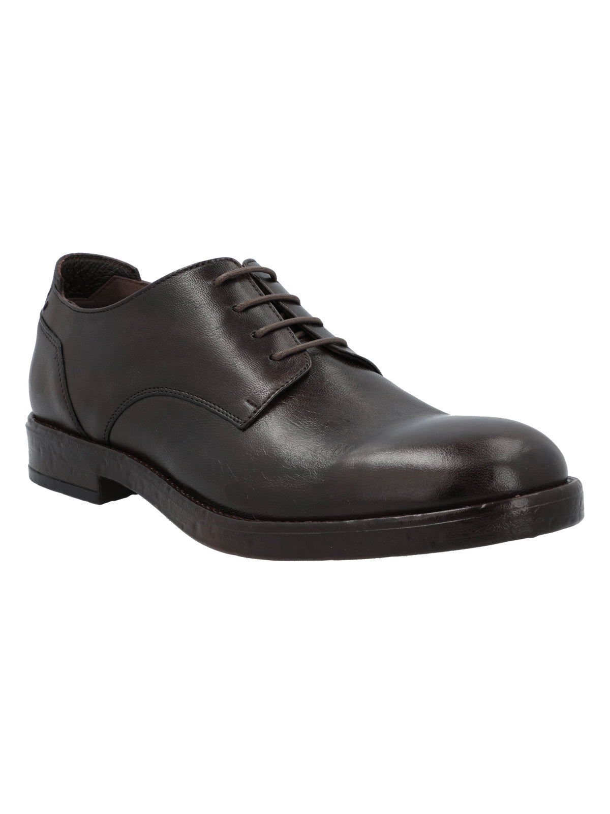 Zapato Cuero Hombre Folzato Café