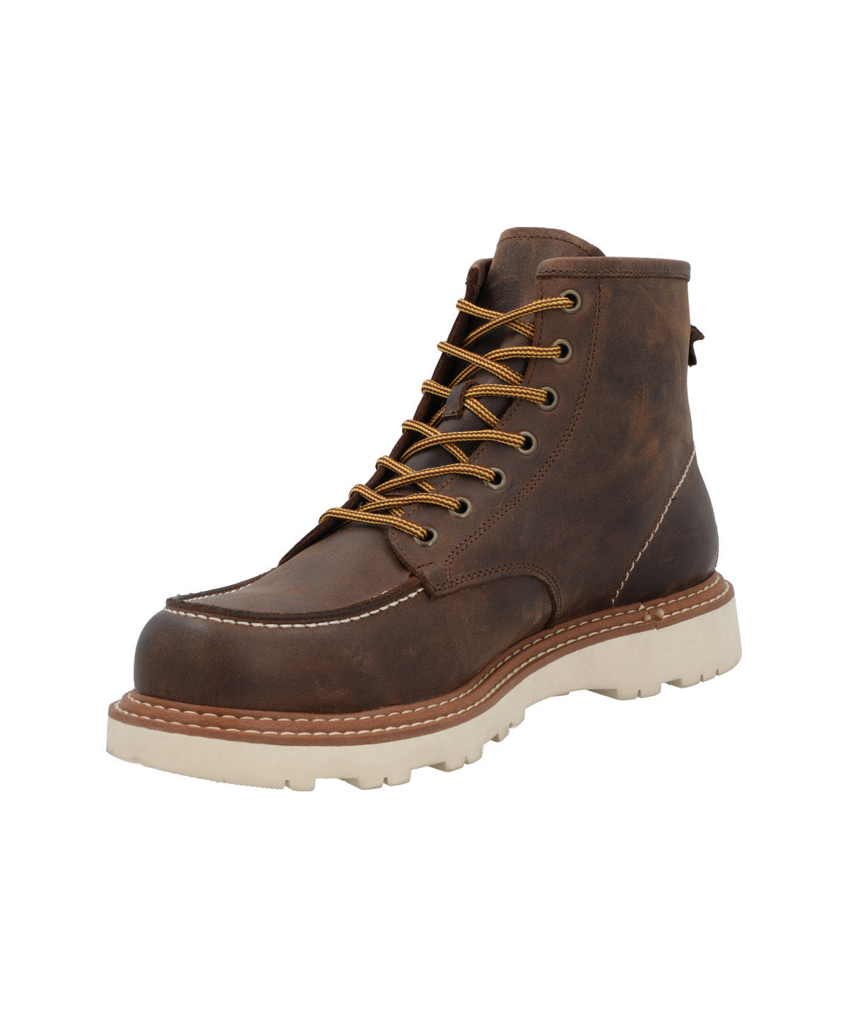 Botin Cuero Hombre Palermo Café