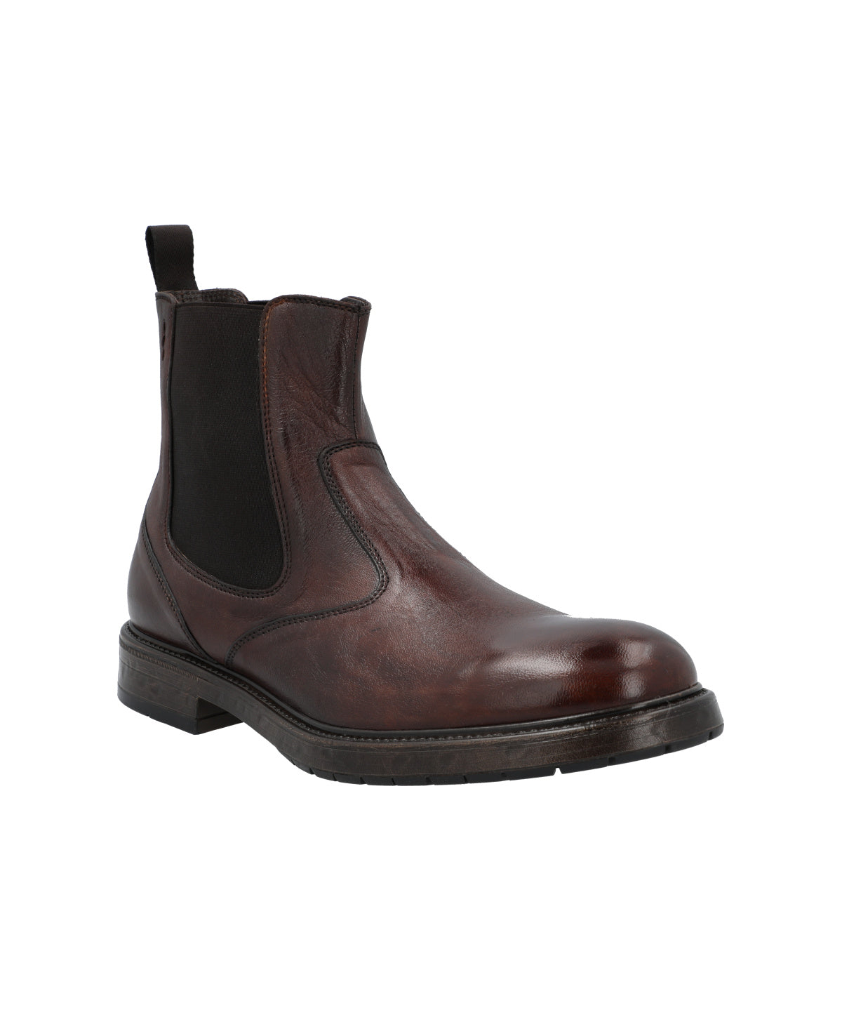 Botin Cuero Hombre Roma Ll Café