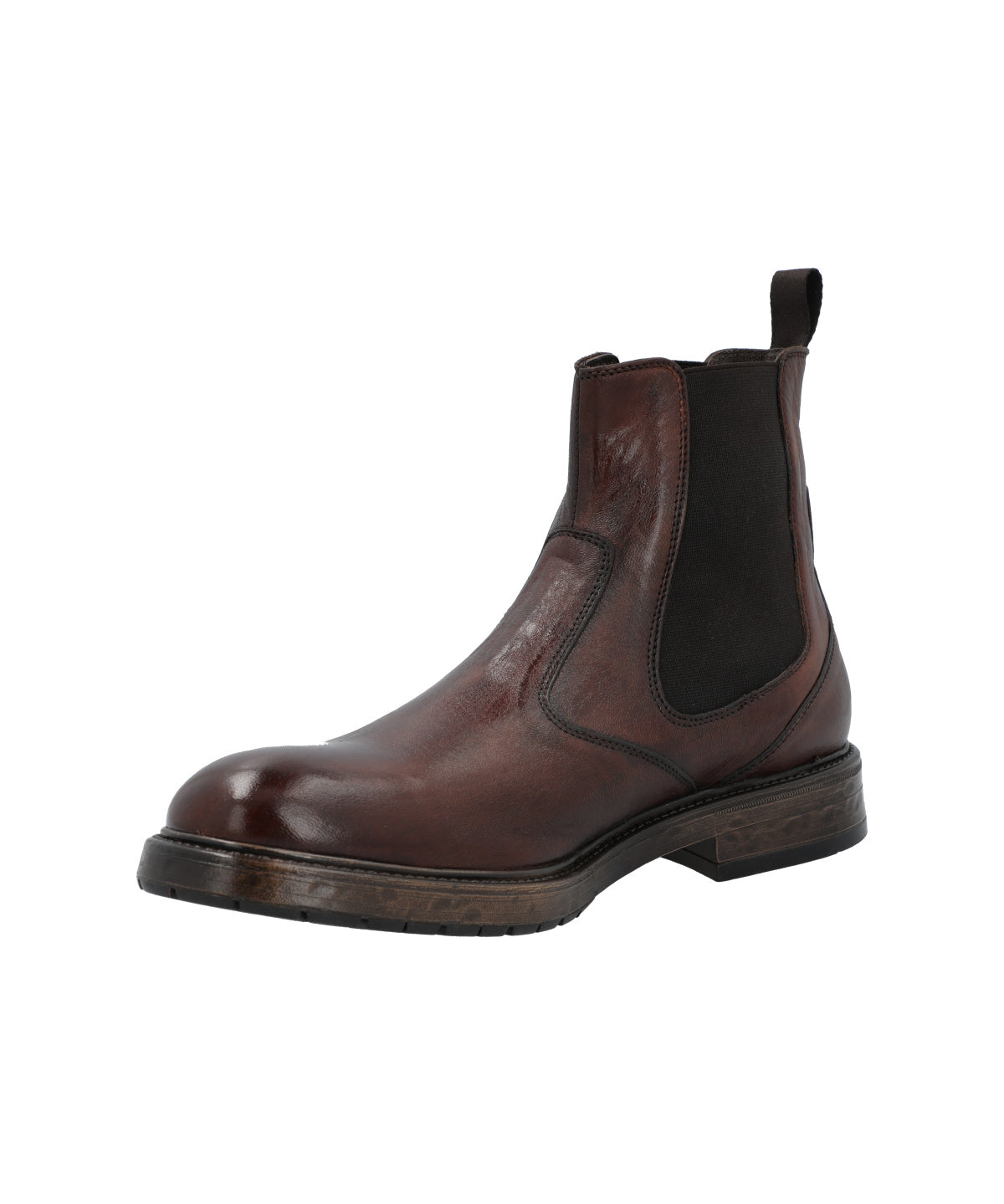 Botin Cuero Hombre Roma Ll Café