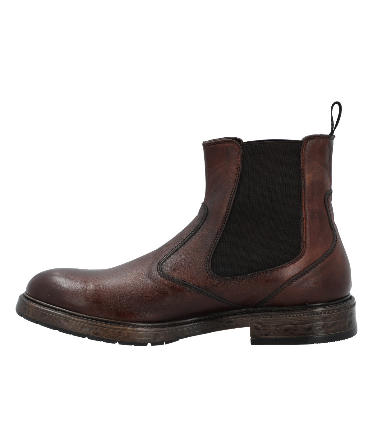 Botin Cuero Hombre Roma Ll Café