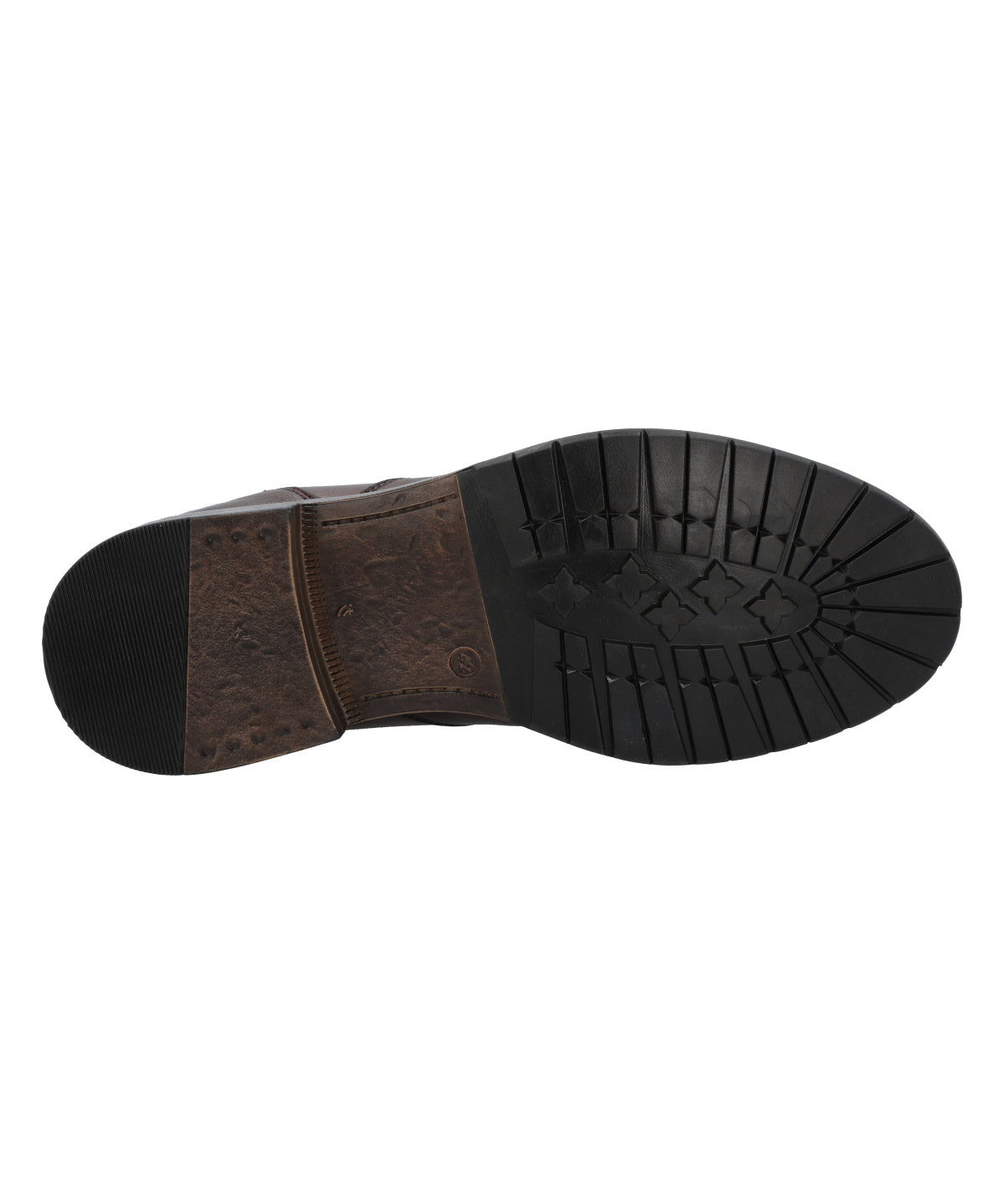 Botin Cuero Hombre Roma Ll Café