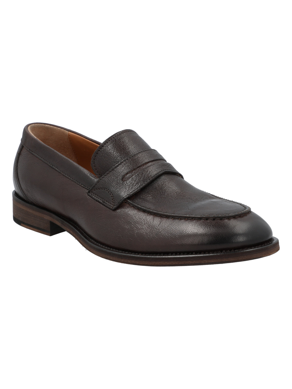 Mocasin Cuero Hombre Tommaso Café