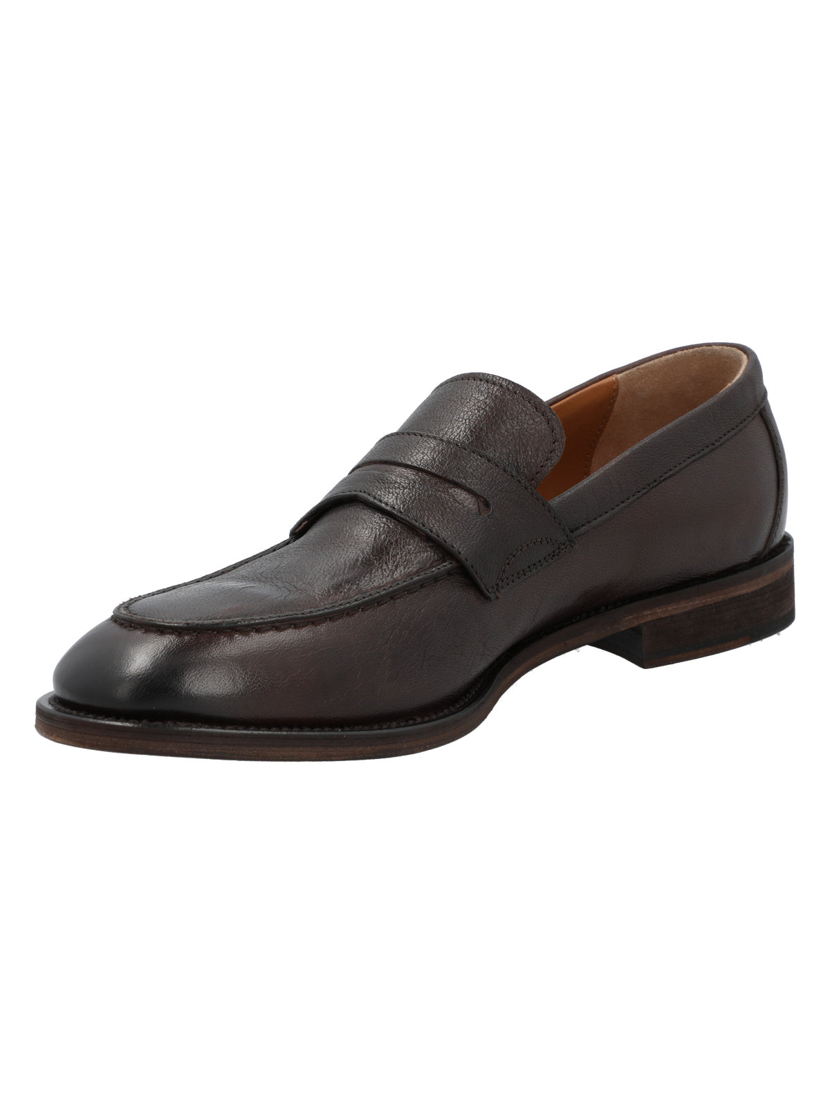 Mocasin Cuero Hombre Tommaso Café