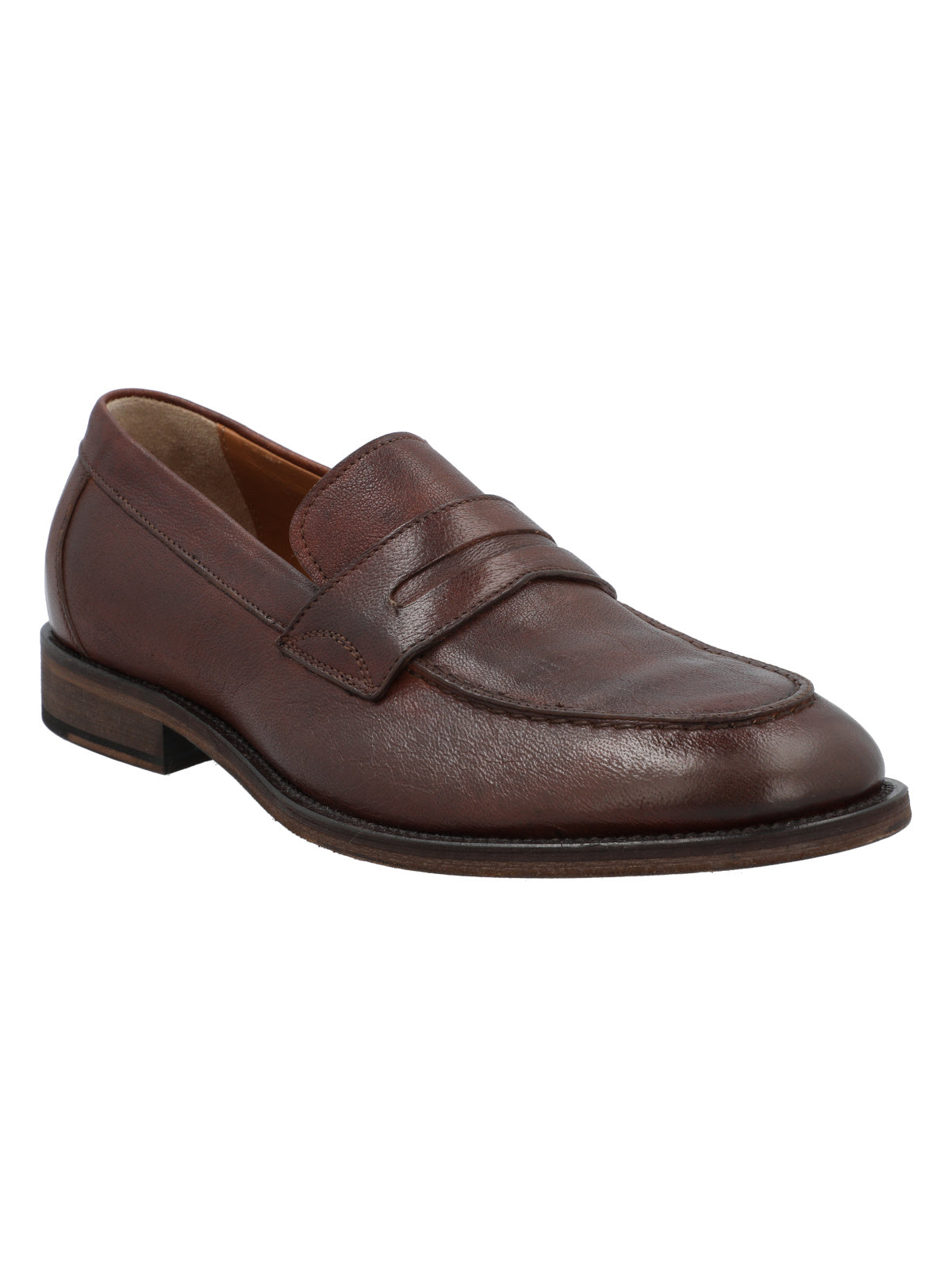 Mocasin Cuero Hombre Tommaso Café
