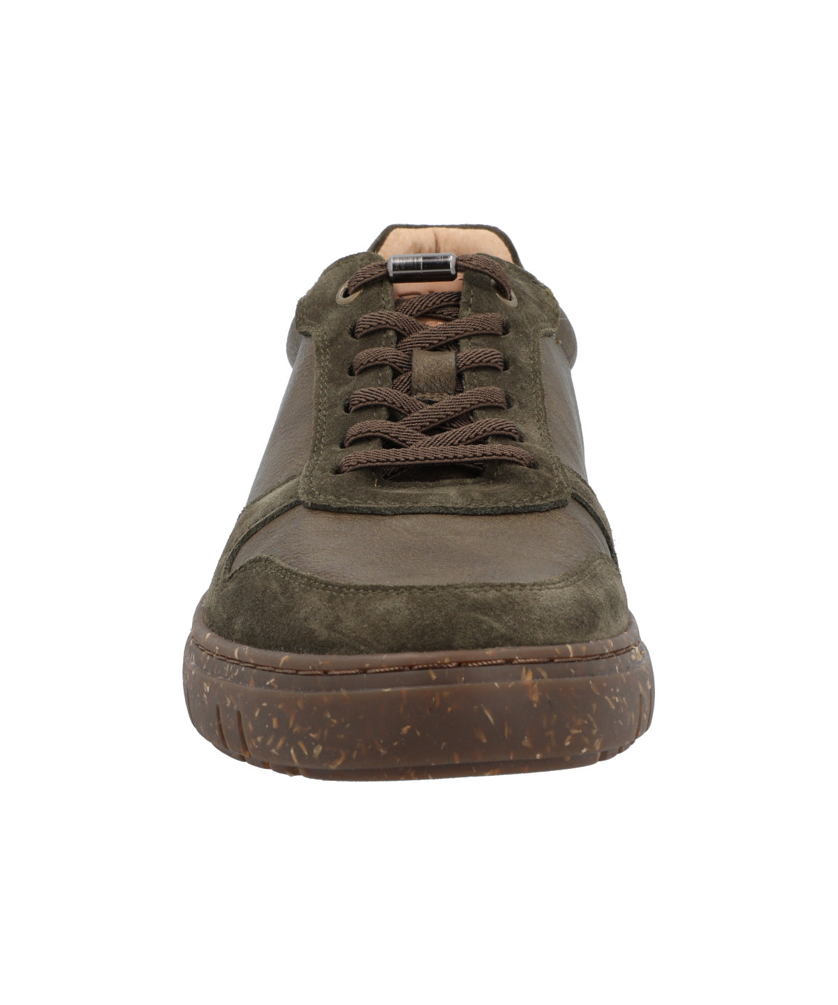Zapatilla Cuero Hombre Newport Verde