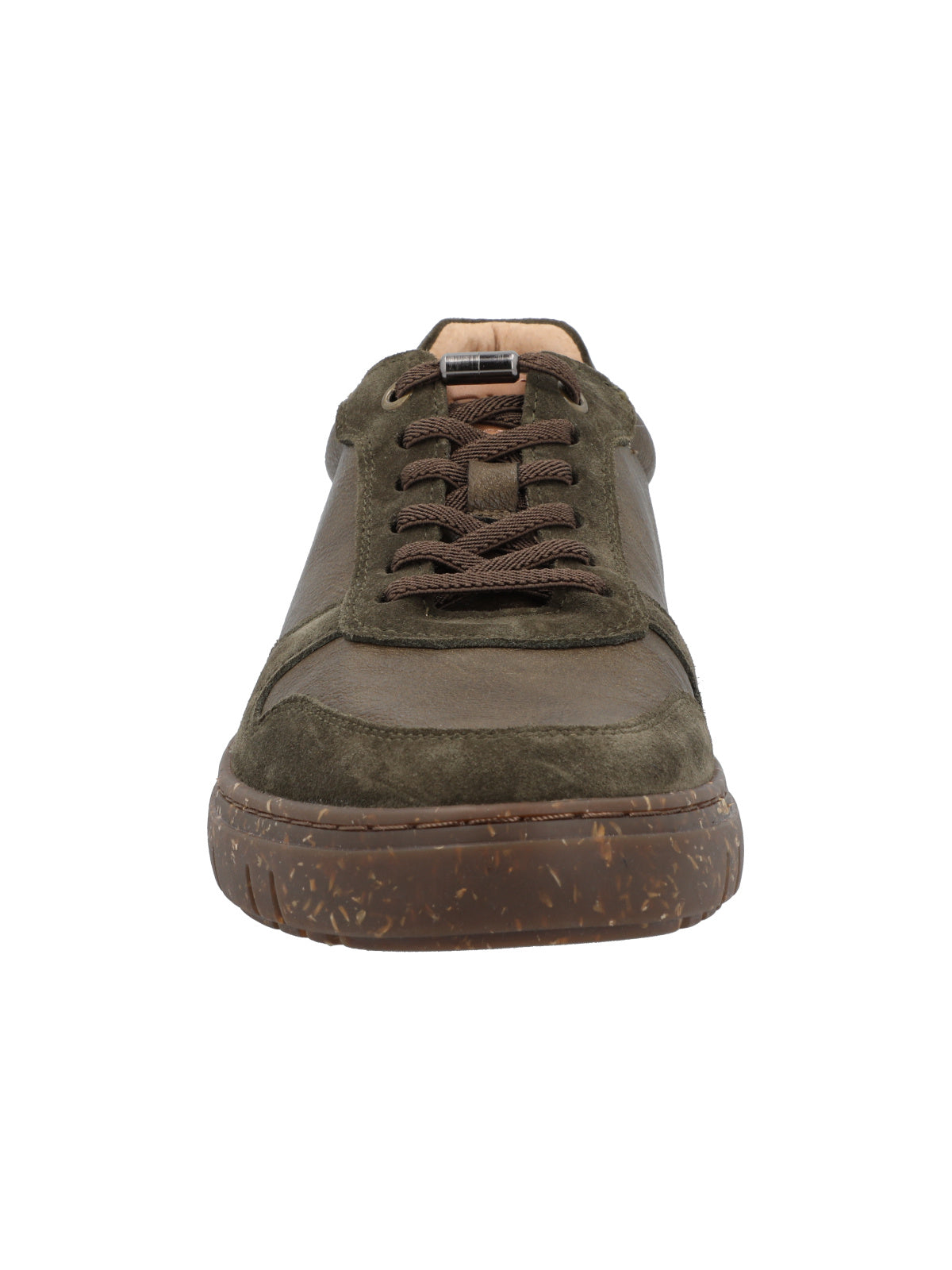 Zapatilla Cuero Hombre Newport Verde