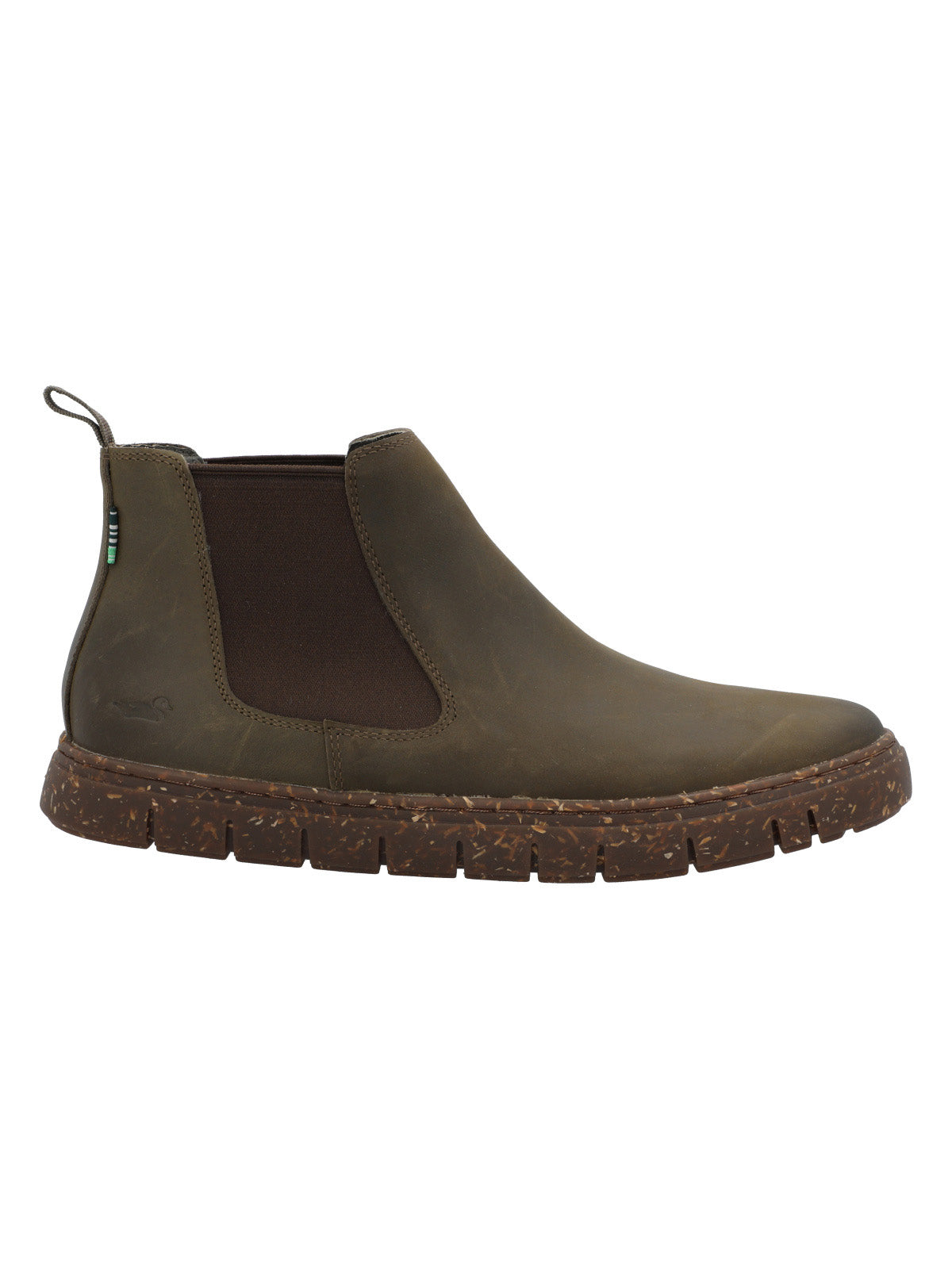 Botin Cuero Hombre Dundee Oliva