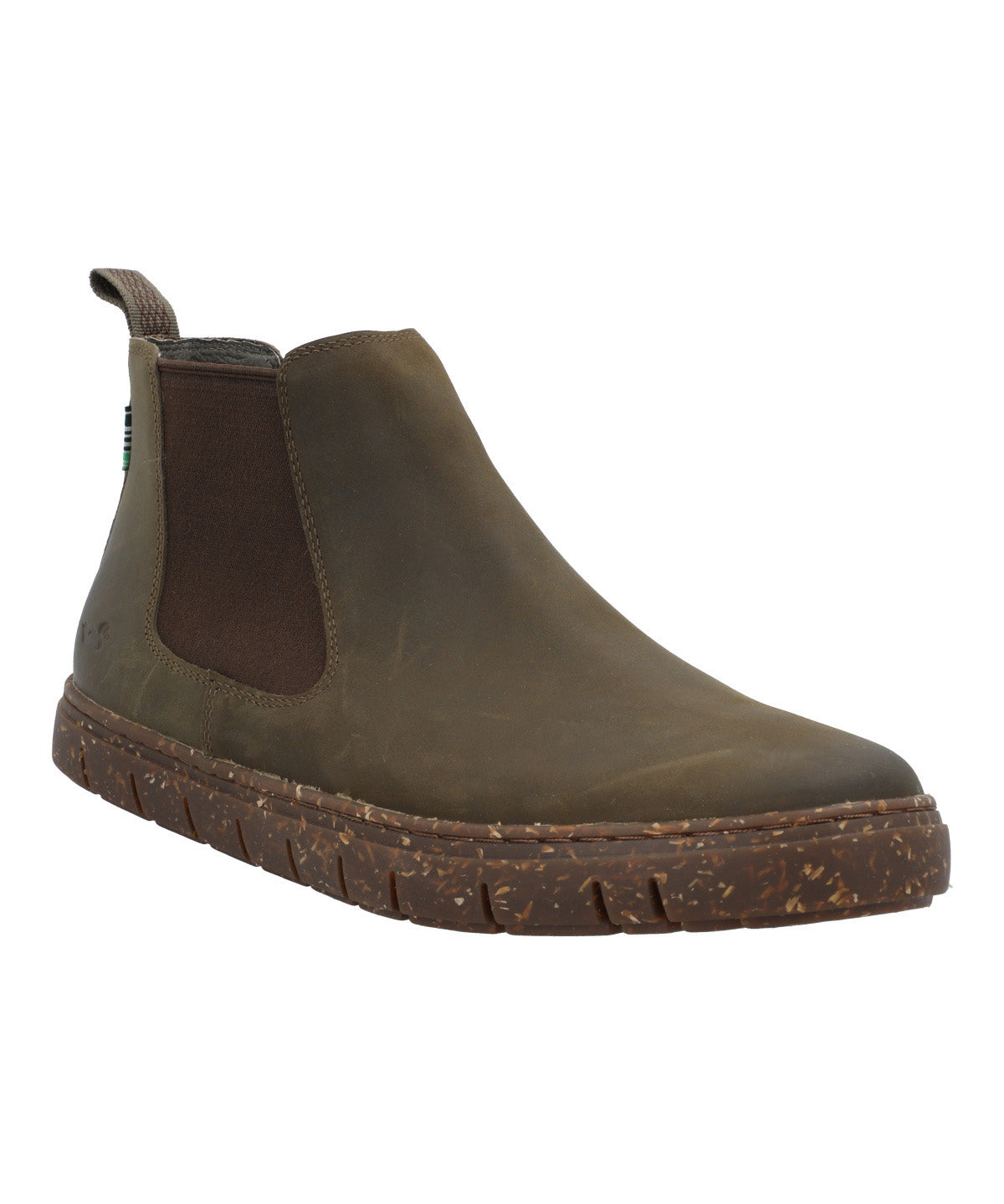 Botin Cuero Hombre Dundee Oliva