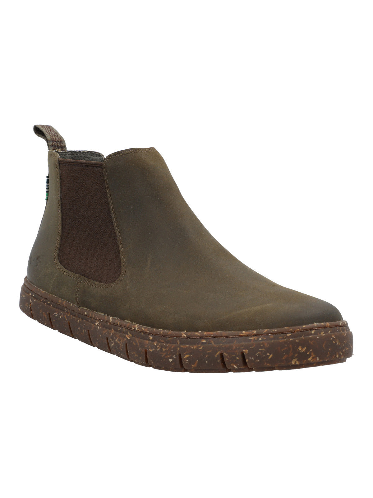 Botin Cuero Hombre Dundee Oliva