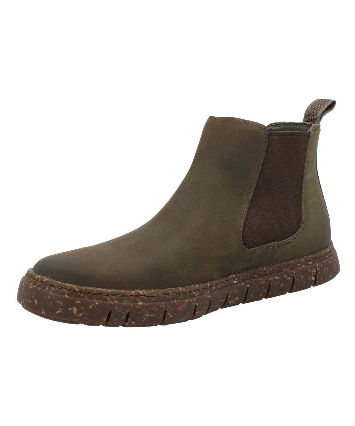 Botin Cuero Hombre Dundee Oliva
