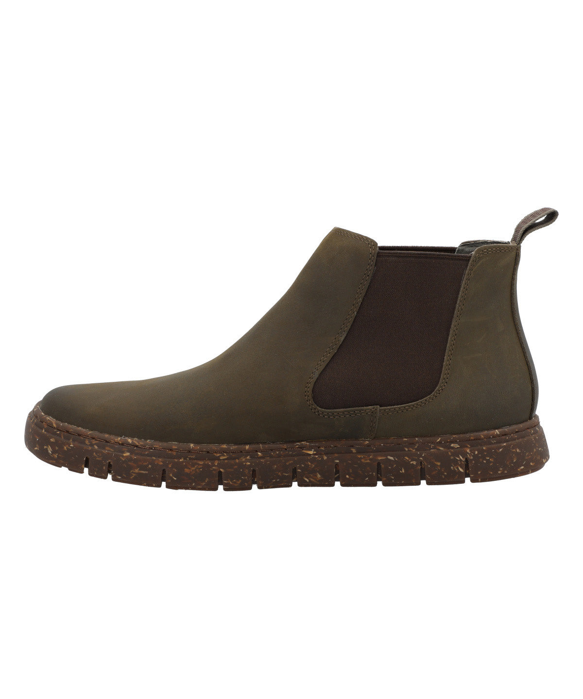 Botin Cuero Hombre Dundee Oliva