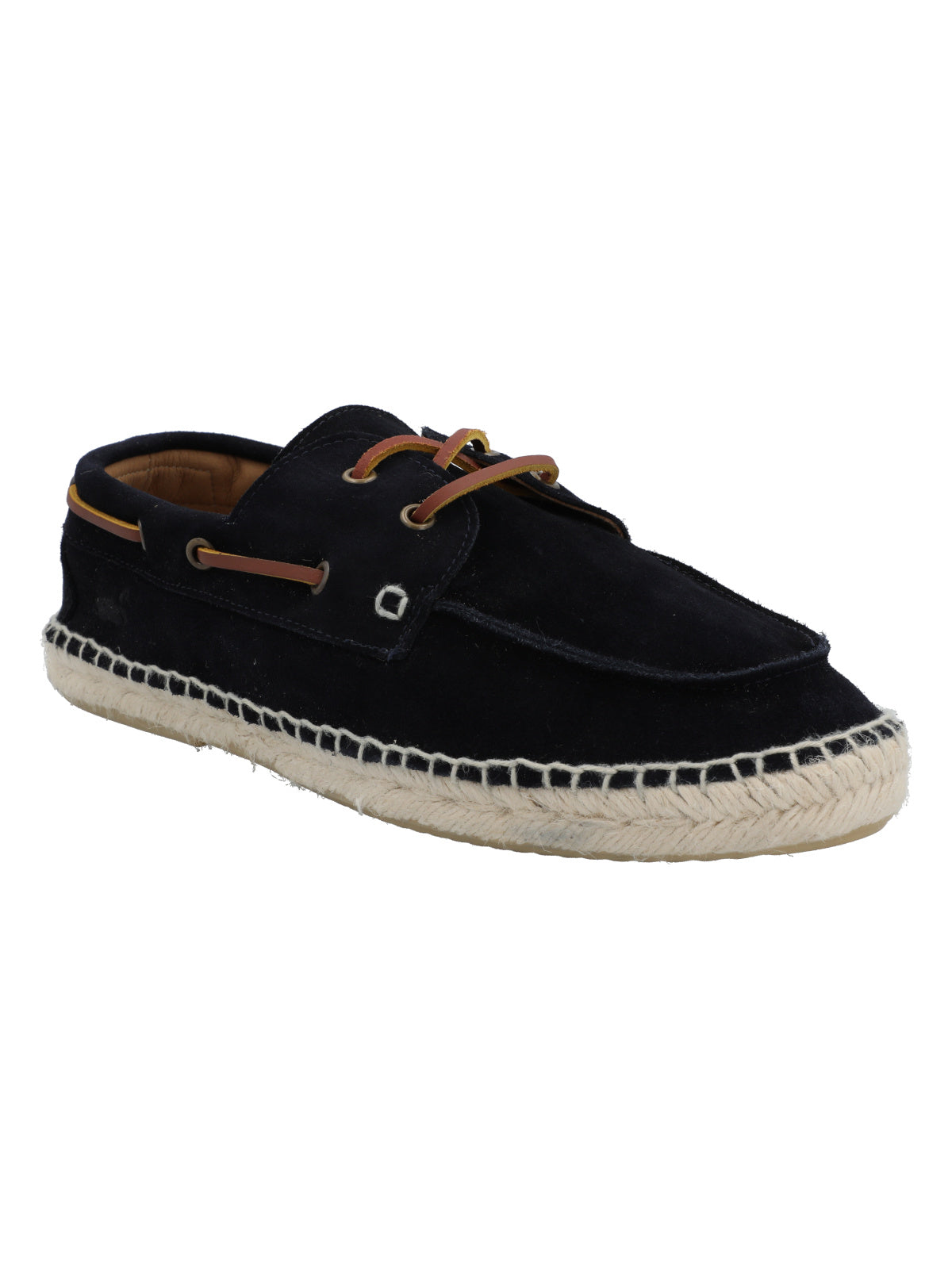 Alpargata Cuero Hombre Cona Azul Marino Rockford