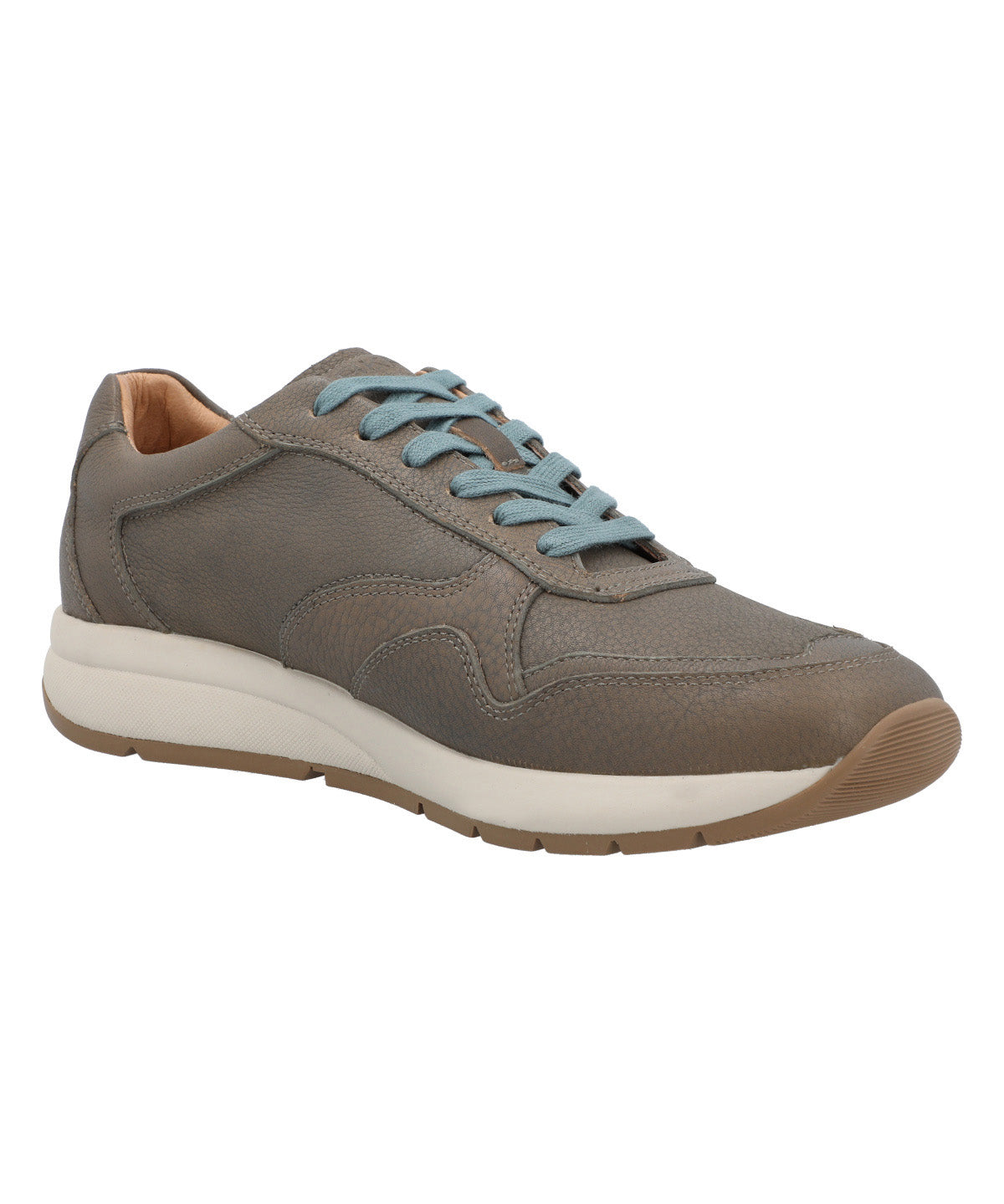 Zapatilla Cuero Hombre Fleir Ii Gris