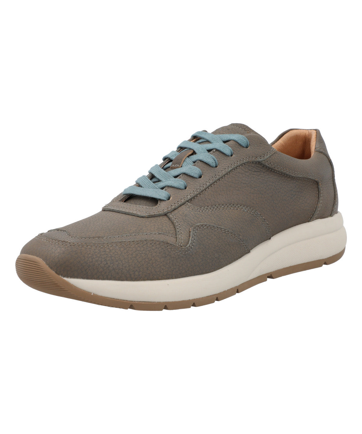 Zapatilla Cuero Hombre Fleir Ii Gris