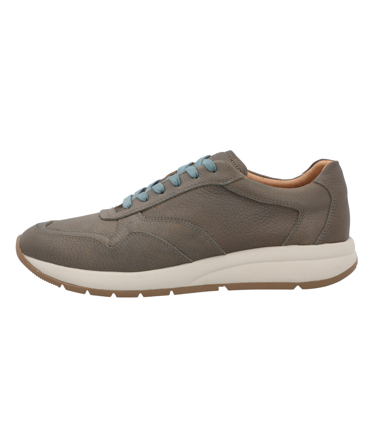 Zapatilla Cuero Hombre Fleir Ii Gris